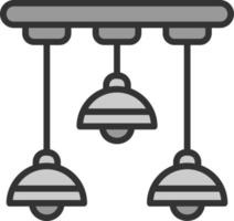 Ceiling Light Vector Icon Design