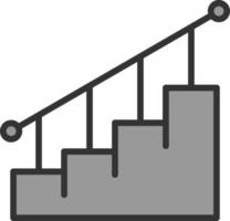 Staircase Vector Icon Design