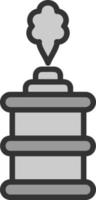 Tear Gas Vector Icon Design