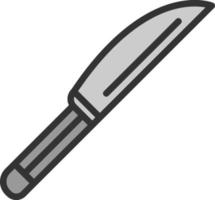 diseño de icono de vector de cuchillo