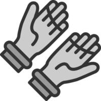 Gloves Vector Icon Design