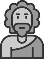 Caveman Vector Icon Design