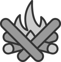 Bonfire Vector Icon Design