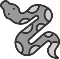 diseño de icono de vector de serpiente