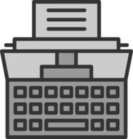 Typewriter Vector Icon Design