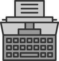 Typewriter Vector Icon Design