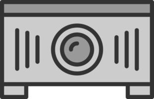 diseño de icono de vector de proyector