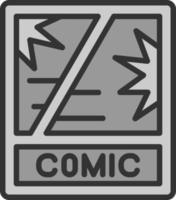 Comic Book Vector Icon Design