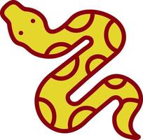 diseño de icono de vector de serpiente