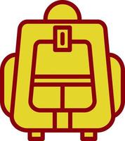 Backpacker Vector Icon Design