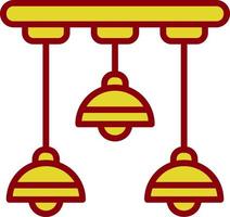 Ceiling Light Vector Icon Design