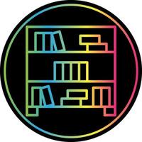 Bookshelf Vector Icon Design