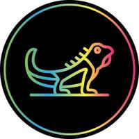 diseño de icono de vector de iguana