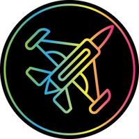 Jet Plane Vector Icon Design