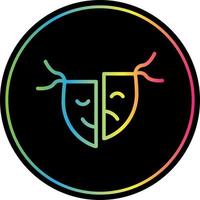 Tragedy Vector Icon Design