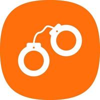 Handcuffs Vector Icon Design