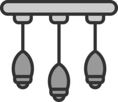 Chandelier Vector Icon Design