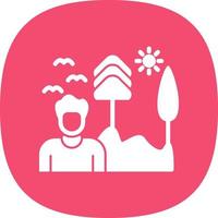 Adventurer Vector Icon Design