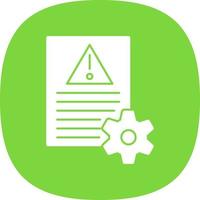 Risk Management Vector Icon Design