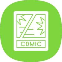 Comic Book Vector Icon Design