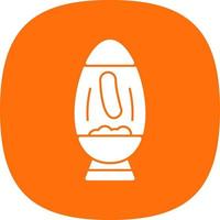 Lava Lamp Vector Icon Design