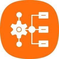 Workflow Vector Icon Design
