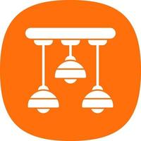 Ceiling Light Vector Icon Design