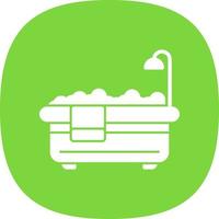 Bathtub Vector Icon Design