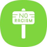 No Racism Vector Icon Design