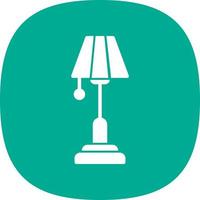 Floor Lamp Vector Icon Design