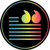 Quotation Vector Icon Design