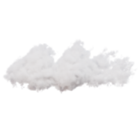 nuage météo rendu 3d png