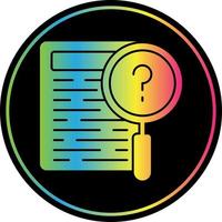 Evidence Vector Icon Design