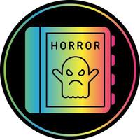 diseño de icono de vector de terror