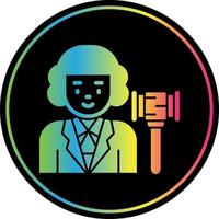 Judge Vector Icon Design