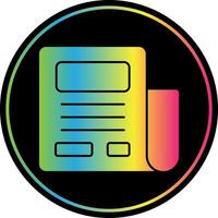 Newspaper Vector Icon Design