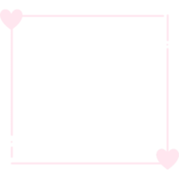 Pink Valentine Frame png