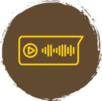 Voice Message Vector Icon Design