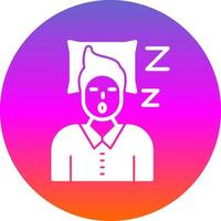 Tired Vector Icon Design