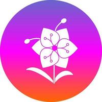 Orchid Vector Icon Design