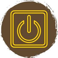 Power Button Vector Icon Design