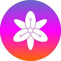 Tiger Lily Vector Icon Design
