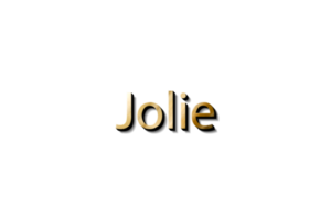 jolie nome 3d png