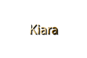 kiara nombre 3d png