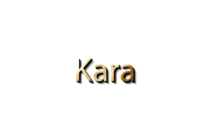 nom de kara 3d png