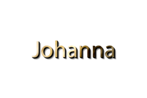 Johanna Name 3d png