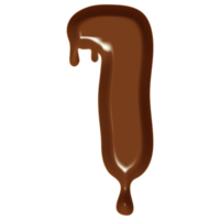 Chocolate Flow Effect Number. png