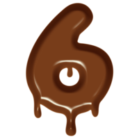 Chocolate Flow Effect Number. png