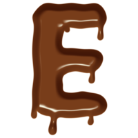 Chocolate Flow Effect Alphabet. png