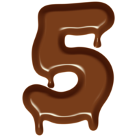 Chocolate Flow Effect Number. png